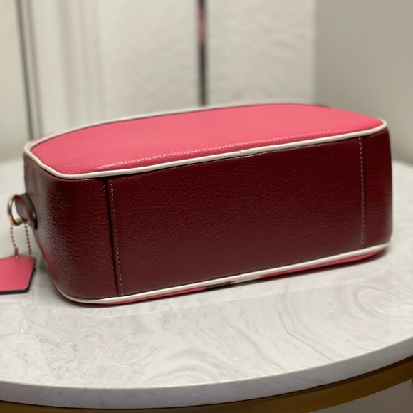 Coach Jes Crossbody in Pink Color block with Matching Wallet - Picture 10 of 14